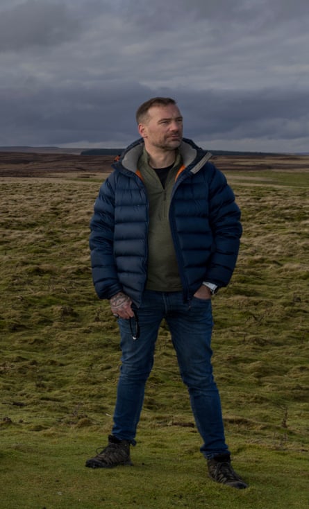 Simon standing and looking across the moor