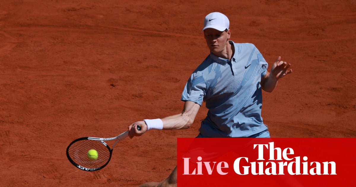 French Open 2026: Sinner v Cerundolo, Osaka downs Vekic, and more on day five – live