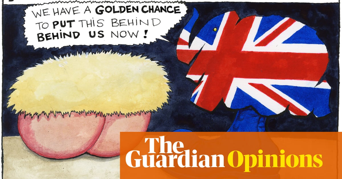 Steve Bell on Boris Johnson facing a no-confidence vote – cartoon