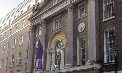 The entrance on John Adam street to the Royal Society of Arts (RSA)
