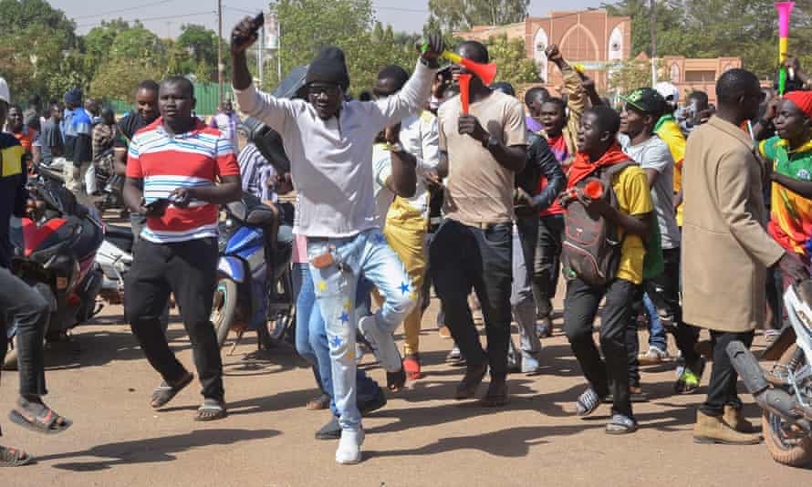 People on the streets of Ouagadougou