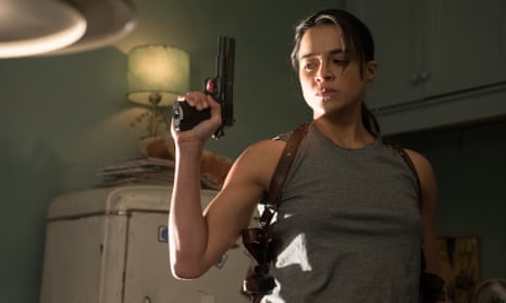 ‘Tone-deaf in every possible way’ ... Michelle Rodriguez in [re]Assignment.