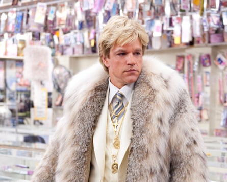 Matt Damon in fur coat