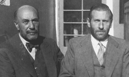 Moritz Hochschild (left) and Adolf Blum after being released by kidnappers in La Paz in 1944.