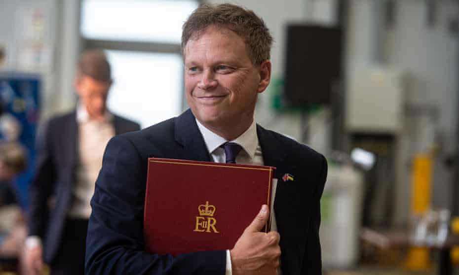 Transport secretary Grant Shapps