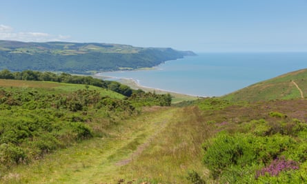 Porlock Bay near Minehead.