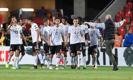 Germany players refused to applaud the fans after their game in Prague in 2017