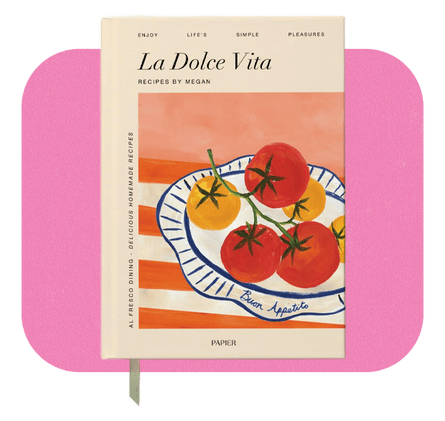 Papier pick La Dolce Vita Recipe Journal