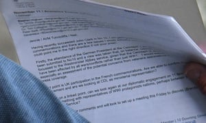 Another view of Cdr Stephen Higham's memo