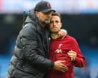 ‘I’m heartbroken’: Jürgen Klopp leads tributes after Diogo Jota dies aged 28