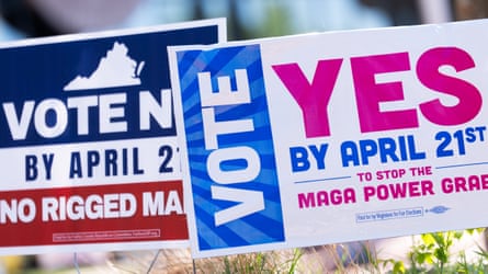 Signs in Virginia in the run-up to the referendum.