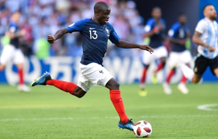 N’Golo Kanté has been France’s best player.
