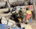 Search and rescue operations in La Guaira, Venezuela – loop