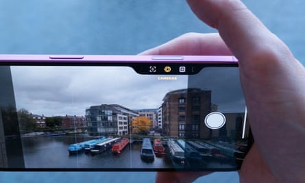 The camera control button of an iPhone 16 Plus.