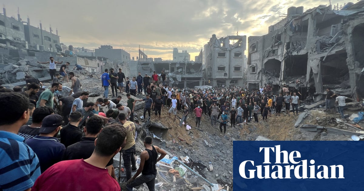 Dozens killed after Israeli airstrikes on Gaza refugee camp