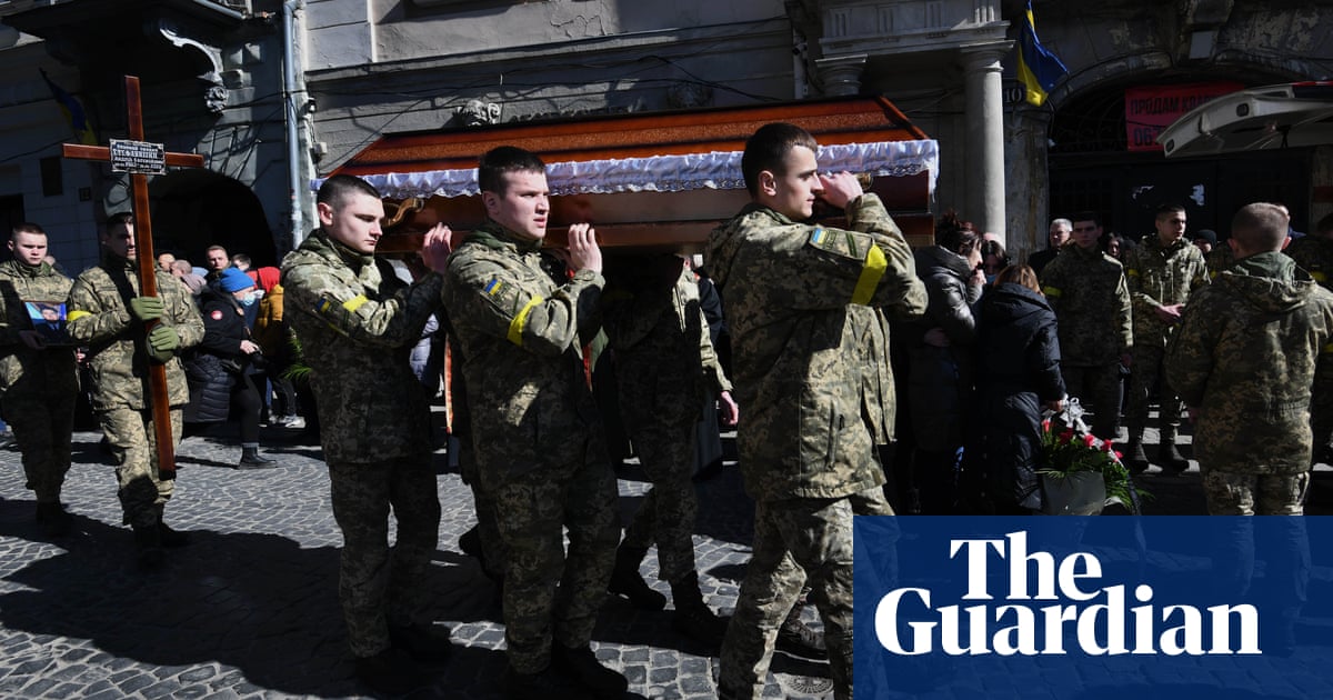 Ukraine mourns its fallen as Zelenskiy says 1300 soldiers killed – The Guardian