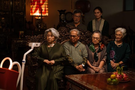 A still frame from the film, A Useful Ghost (2025)