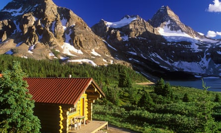 Cabin at Mount Assiniboine Lodge, Mount Assiniboine Provincial Park, British Columbia