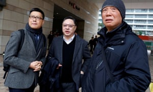 Occupy Central founders Chan Kin-man, Benny Tai and Chu Yiu-ming