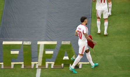 Benfica’s Nicolás Otamendi walks on to the pitch before the game against Boca Junior