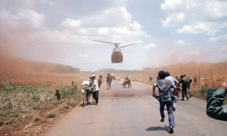 Vision of crisis … south Vietnamese flee Saigon in 1975.
