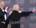 Cate Blanchett strikes a pose