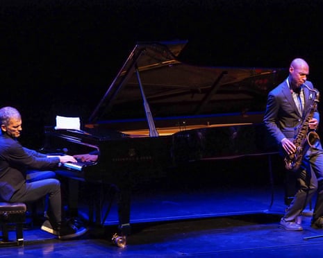 Brad Mehldau and Joshua Redman at the Barbican during the London jazz festival.