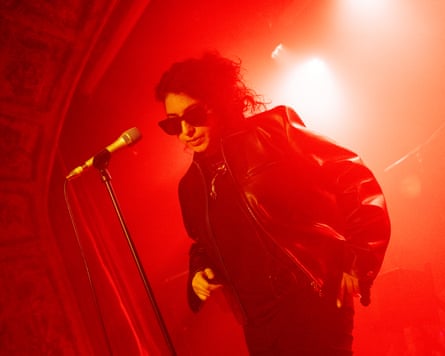 Arooj Aftab performing at the Omeara in London.