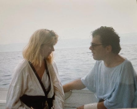 Horrocks with Ian Dury in Greece in 1987.