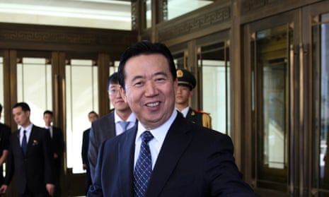 Meng Hongwei, the newly-appointed president of Interpol’s executive committee.