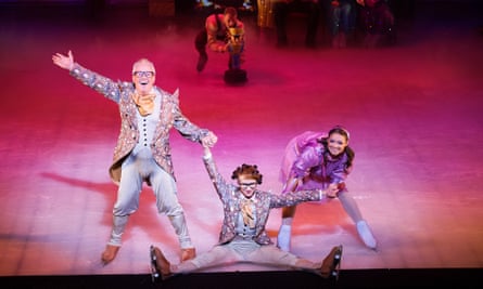 Keith Chegwin (left) in The Nutcracker On Ice, 2013.