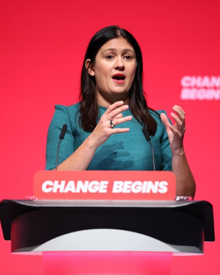 Lisa Nandy at the Labour party conference.