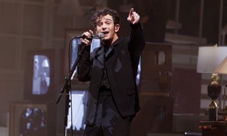 Matty Healy of the 1975 performing in London, 13 January 2023.