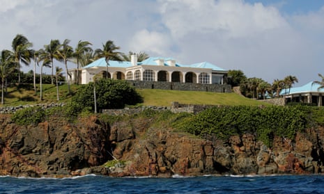 Little St James Island, where Epstein had a home. The US Virgin Islands is suing JP Morgan for at least $190m, saying the bank ignored red flags.