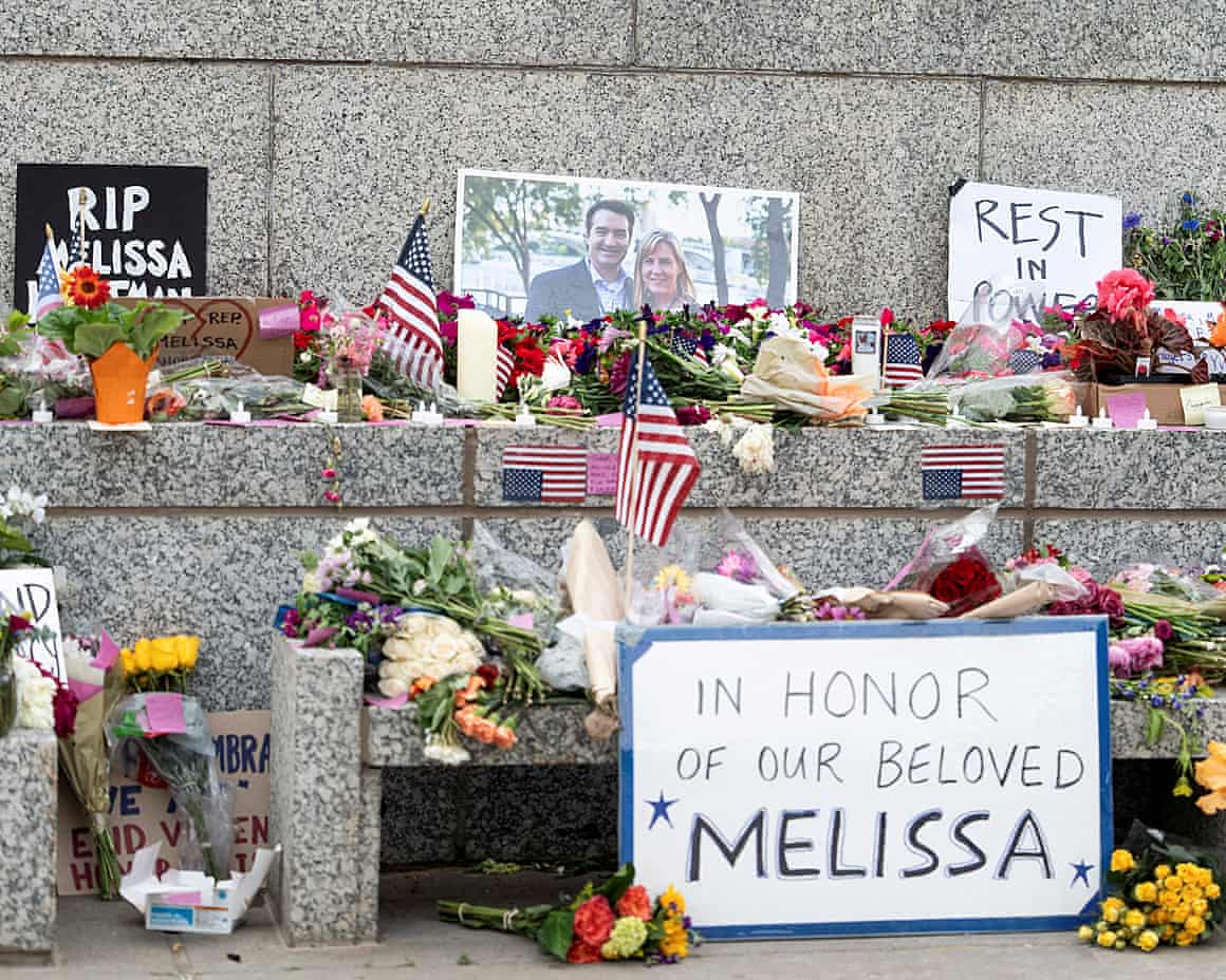 flowers and notes saying things like 'in honor of our beloved melissa'