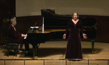 Ill-matched … soprano Nina Stemme and pianist Magnus Svensson. 