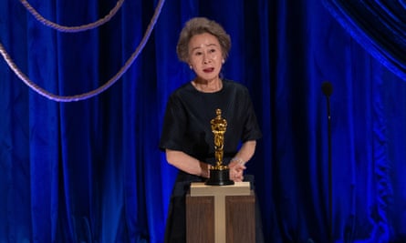 Best supporting actress Youn Yuh-jung.