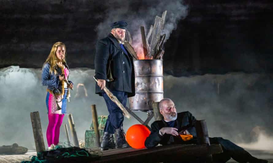 Lauren Fagan (Avis), James Rutherford (Laurent) and Philip Horst (Pasko) in The Wreckers by Ethel Smyth