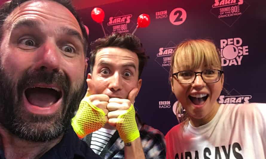 Shaun Keaveny, with Nick Grimshaw and Sara Cox.