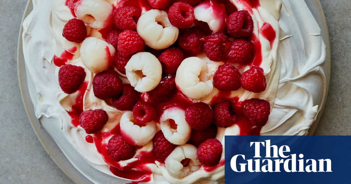 Helen Goh's recipe for pavlova with raspberries, lychees and elderflower cream | The sweet spot