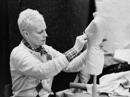 This year’s model: Vivienne Westwood at her Battersea atelier, 1993.