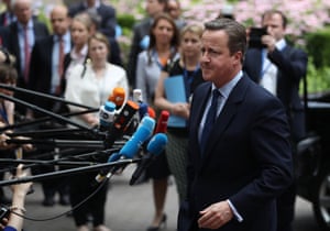 David Cameron attends a European council meeting in Brussels in 2016