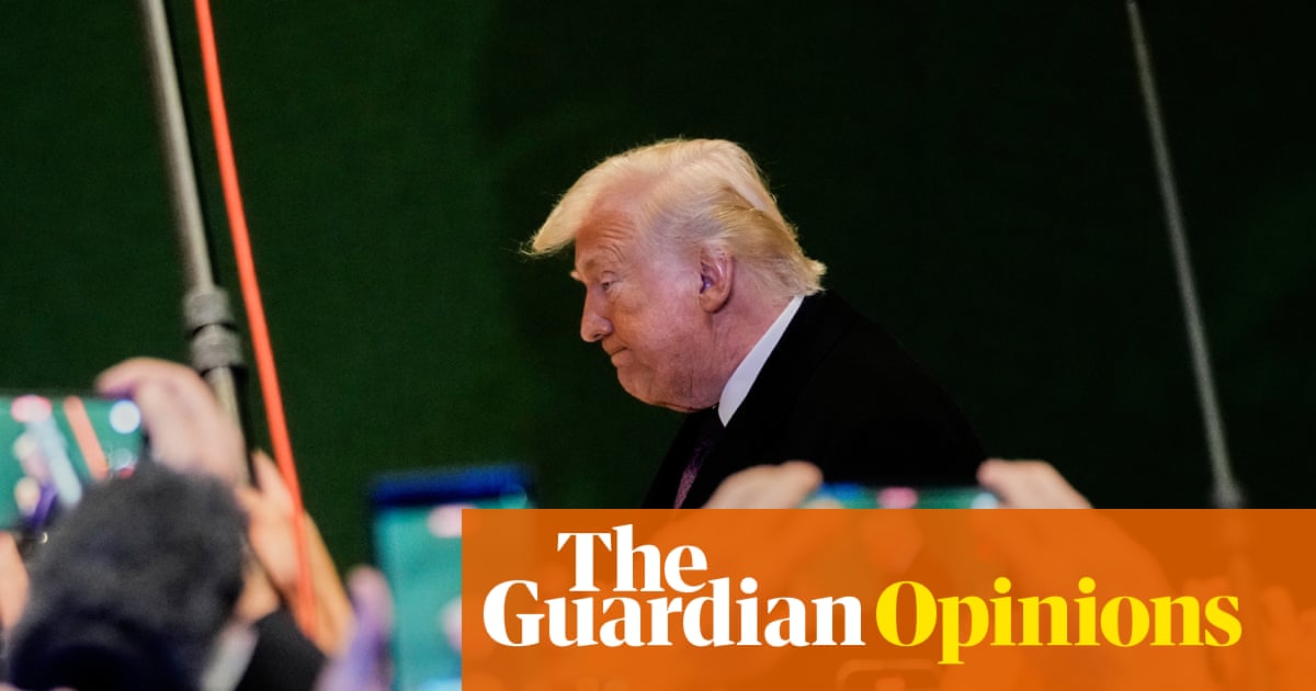 Donald Trump explaining that the ICE shooting you just watched actually proves the victim was a terrorist, because in this administration the camera is always wrong and Dear Leader is always right.