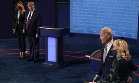 Chaotic Trump Biden Debate May Count For Little Voters Have Already Decided Us Elections 2020 The Guardian