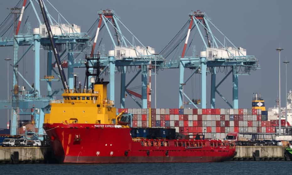 The port of Zeebrugge