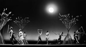 The premiere of Jerome Robbin’s “Watermill” Ballet performed by the New York City Ballet, starring dancer Edward Villella, February 3, 1972. (