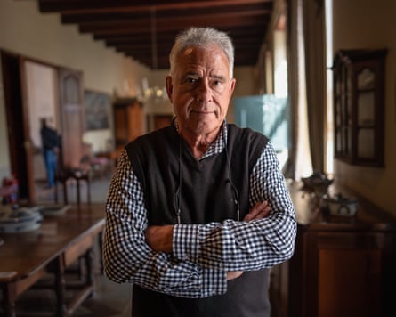 Jean Naudé, CEO of Groot Constantia winery, in the estate’s on-site museum