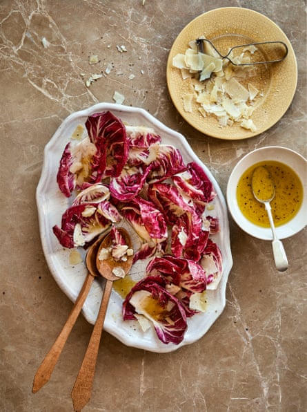 Joe Otway’s radicchio with Elderflower Vinaigrette