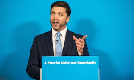 Stephen Crabb announces his running for the Conservative Party leadership on Wednesday.
