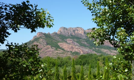 The famous rock at Roquebrune sur Argens